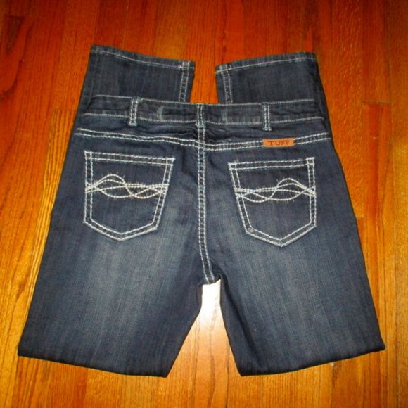 Cowgirl Tuff Denim - COWGIRL TUFF DFMI Dark Mid-Rise Jeans Sz 32x30-1/2